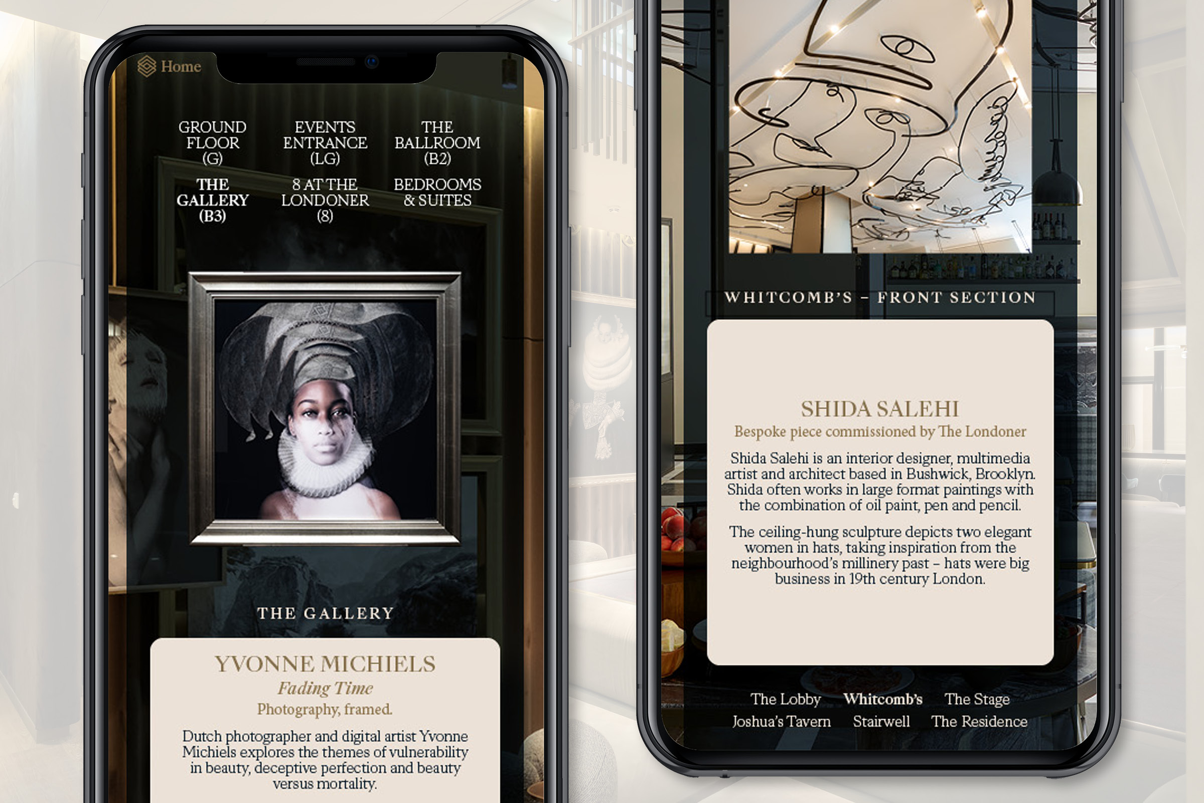 Interactive Guest Guide, Navigation
